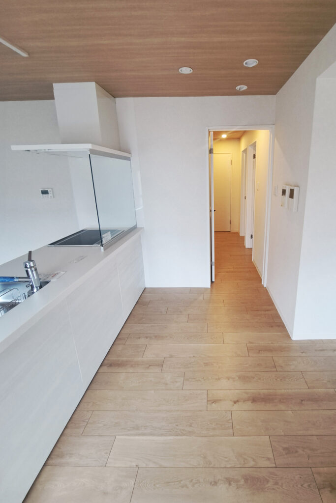 キッチンリフォームアフター１（対面キッチンに）_加工