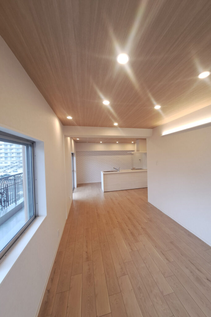 キッチンリフォームアフター２違う角度から（対面キッチンに）_加工